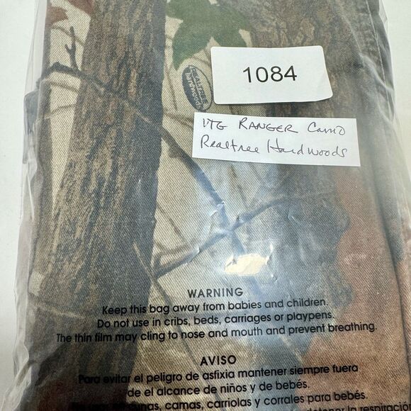 VTG Realtree Hardwoods Camo Cargo Pants 90s Y2k 32/34x29 Hunting Streetwear Fall - Picture 15 of 15